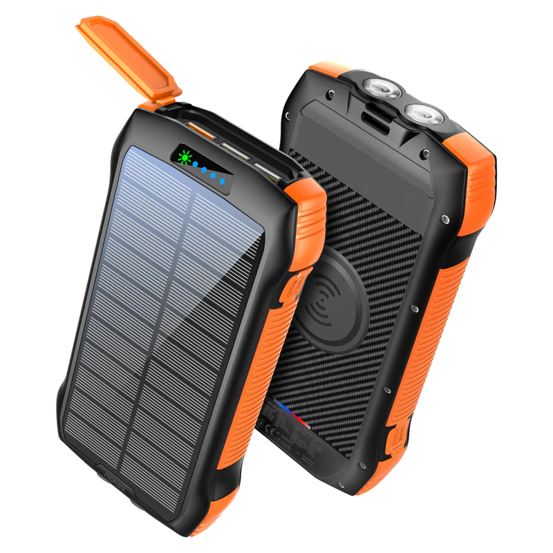 Promate SolarTank-20PDQi, 20000mAh Solar Power Bank