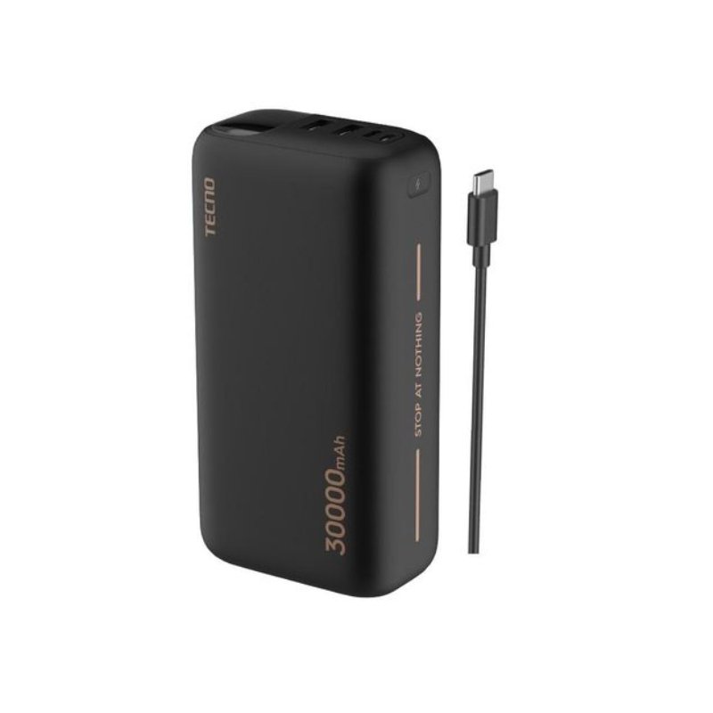 TECNO 30,000mAh LED Display Omni-Tank Power Bank